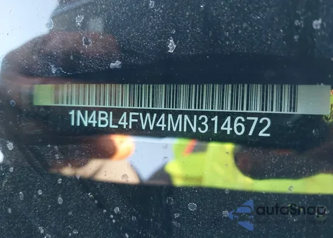 2021 Nissan Altima Platinum Intelligent Awd z USA, uszkodzony, nr VIN 1N4BL4FW4MN314672